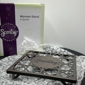Scentsy Geometric Warmer Stand in Dark Brown